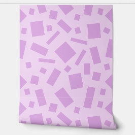 抽象芸術正方形と長方形ピンク 壁紙