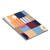 抽象芸術正方形アートワーク：幾何学的デザイン。 ノートブック (右側)