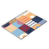 抽象芸術正方形アートワーク：幾何学的デザイン。 ノートブック (左側)