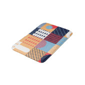 抽象芸術正方形アートワーク：幾何学的デザイン。 バスマット (アングル)