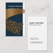 抽象芸術正方形パターン | 企業の 名刺 (正面/裏面)