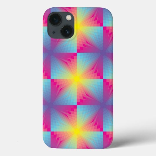抽象芸術正方形ベクトルモザイク Case-Mate iPhoneケース (裏面)