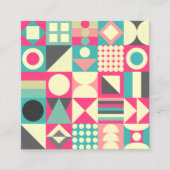 抽象芸術正方形110419 スクエア名刺 (正面)