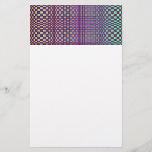 抽象芸術正方形2 便箋 (正面)