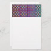 抽象芸術正方形2 便箋 (正面/裏面)