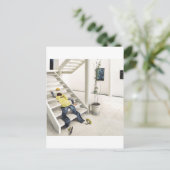 抽象芸術毎日の階段 ポストカード (スタンド正面)