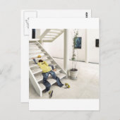 抽象芸術毎日の階段 ポストカード (正面/裏面)