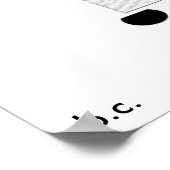 抽象芸術比例プリント ポスター (角)