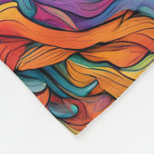 抽象芸術毛布 フリースブランケット (角)