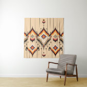 抽象芸術民族の幾何学的パターンデザイン、イラストラ タペストリー (インサイチュ)