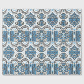 抽象芸術民族ヴィンテージのシームレスなパターン。トレンディーb ラッピングペーパー (フラット)