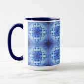 抽象芸術民族幾何学模様 マグカップ (左)