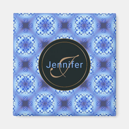 抽象芸術民族幾何学模様。 マグネット (正面)