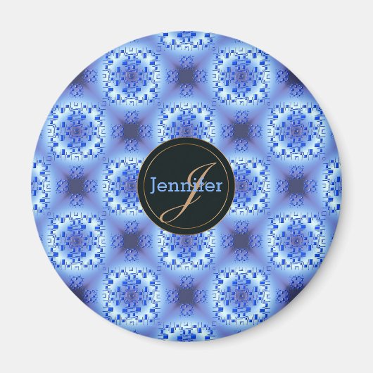 抽象芸術民族幾何学模様。 マグネット (正面)