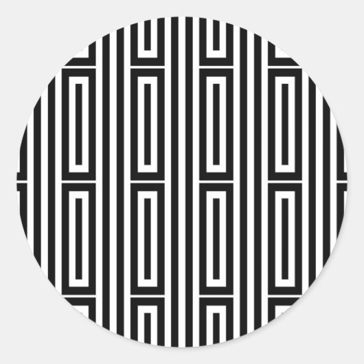 抽象芸術民族背景 ラウンドシール (正面)