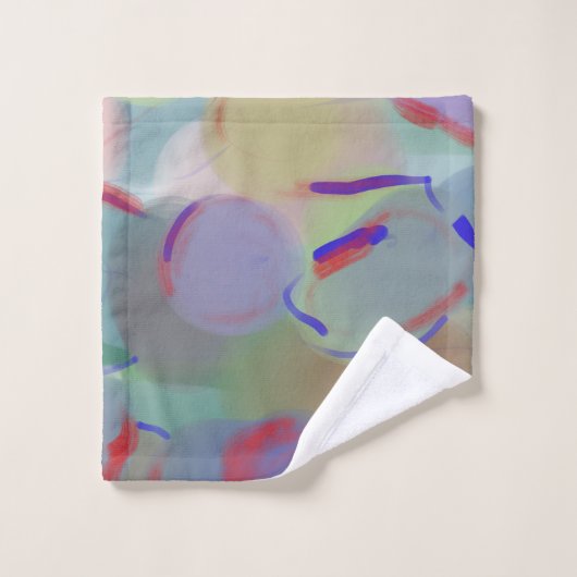 抽象芸術気泡 ウォッシュタオル (ウォッシュタオル)