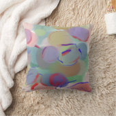 抽象芸術気泡 クッション (ブランケット)