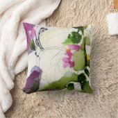 抽象芸術水カラーデザインミックスとマッチサイド クッション (ブランケット)