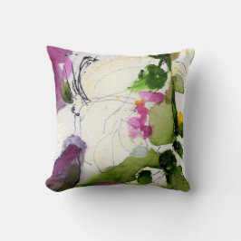 抽象芸術水カラーデザインミックスとマッチサイド クッション