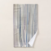 抽象芸術水ストライプアートバスタオルセット バスタオルセット (ハンドタオル)