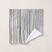 抽象芸術水ストライプアートバスタオルセット バスタオルセット (ウォッシュタオル)