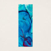 抽象芸術水中青色水色ブックマーク (正面)