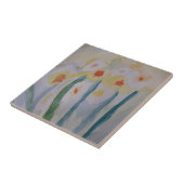 抽象芸術水仙セラミックタイル タイル (側面)