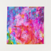 抽象芸術水彩の背景色,背景,pai タペストリー (正面(横))