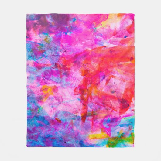 抽象芸術水彩の背景色,背景,pai フリースブランケット (正面)