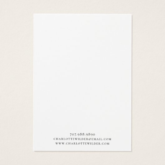 抽象芸術水彩イヤリングジュエリー表示カード (裏面)