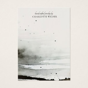 抽象芸術水彩イヤリングジュエリー表示カード