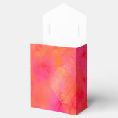 抽象芸術水彩インクアートピンクオレンジ フェイバーボックス (オープン)