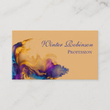 抽象芸術水彩カラフル及び金色インク