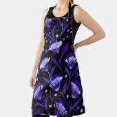 抽象芸術水彩カーネーション花パターン エプロン (インサイチュ)