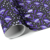 抽象芸術水彩カーネーション花パターン ラッピングペーパー (ロールコーナー)