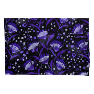 抽象芸術水彩カーネーション花パターン 枕カバー