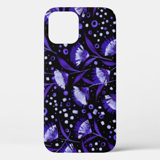 抽象芸術水彩カーネーション花パターン Case-Mate iPhoneケース (裏面)