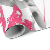 抽象芸術水彩コラージュ ラッピングペーパー (ロールコーナー)