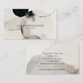 抽象芸術水彩セラピスト 名刺 (正面/裏面)