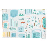 抽象芸術水彩デザイン枕ケース 枕カバー (正面)