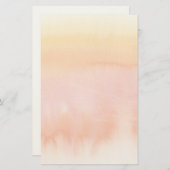 抽象芸術水彩ハン色彩の鮮やかドバックグラウンド17 便箋 (正面/裏面)