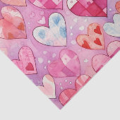 抽象芸術水彩ハート 薄葉紙 (詳細)