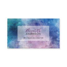 抽象芸術水彩パープルファッショントレンディー モダン