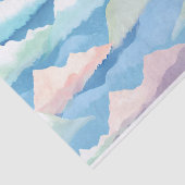 抽象芸術水彩ヒルズ&マウンテンズ自然 薄葉紙 (詳細)