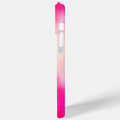 抽象芸術水彩ピンクコーラルオレンジカラフル Case-Mate iPhoneケース (裏面 / 左)