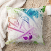 抽象芸術水彩フローラ装飾用クッション クッション (ブランケット)