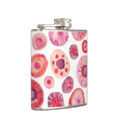 抽象芸術水彩フローラ フラスク (右)