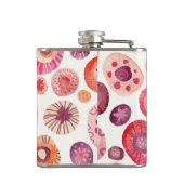 抽象芸術水彩フローラ フラスク (裏面)