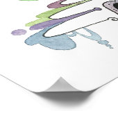 抽象芸術水彩ポスター# 16 ポスター (角)