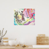 抽象芸術水彩ポスター# 1 ポスター (キッチン)